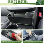 Center Console Organizer for 2010-2024 Toyota 4Runner Hanging Armrest Box Storage Tray for 4 Runner Interior Accessories(Center Console Hanging Armrest Box/Fit 10-24)