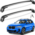 Tuyoung Lockable 220lbs Roof Rack Cross Bars Compatible with BMW X3 G01 2018-2026 (Not for G45), Heavy Duty Aluminum Roof Rails Crossbars Rooftop Cargo Carrier Luggage SUV Accessories