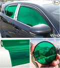 VViViD Colorful Transparent Vinyl Car Window Tinting 30 Inch x 60 Inch 2 Roll Pack (Green)