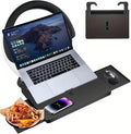 Extra Large Steering Wheel Tray for Car (26") – Adjustable Car Desk, Car Laptop Desk, Steering Wheel Desk Tray, Car Food Tray, Auto Travel Table with Expandable Side Panels for Eating, Working, Laptop