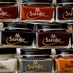 Saphir Medaille d'Or Pommadier Cream 75ml – Natural Cream Leather Shoe Polish, Leather Conditioner for Boots, Handbags