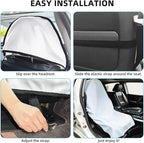 Waterproof Sweating Car Seat Cover for Post Gym Workout, Running, Swimming, Beach and Hiking, Universal Fit Non-Slip Bucket S