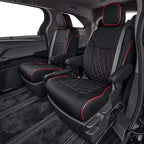 EKR Sienna Seat Covers for 2021-2026 Toyota Sienna LE, XLE,8 Seats,2nd Row 4/2/4 Split,Waterproof Seat Covers Full Set for Tr