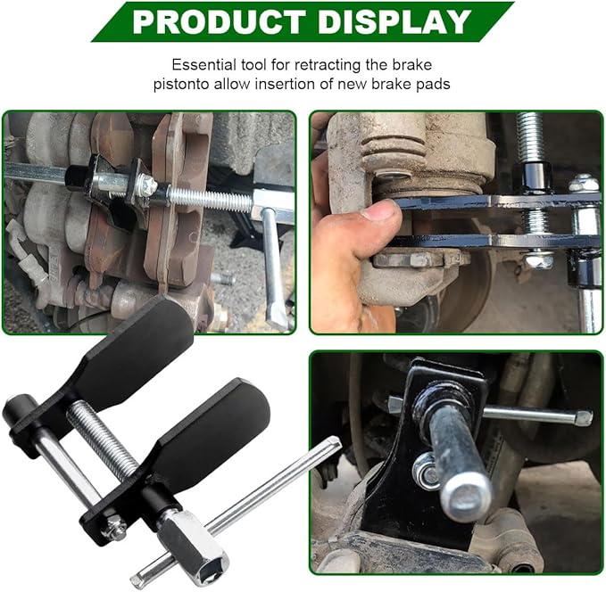 Brake Caliper Compression Tool, Disc Brake Pad Installation Spreader, Heavy Caliper Piston Spreader Tool, Universal Disassemb