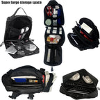 7 PACK Tactical Seat back organizer Truck organizer With 6 Detachable Pouches Universal For Car Truck Ford Jeep Military-Grade Heavier Panels With Multi-functional Packs (Premium black)