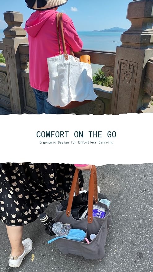 Reusable Grocery Bags for Heavy Duty,Tote Bags Bulk,Foldable Shopping Bags,Utility Multipurpose Tote