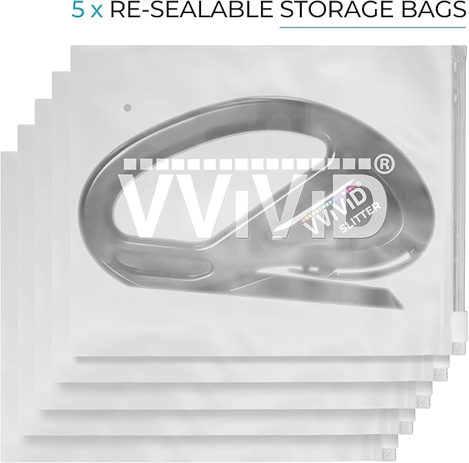VViViD Safety Cutter, Pack of 5, for Vinyl Car Wrap, Window Film, Stationary, with 5 blades and 5 storage bags