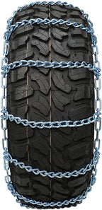 SCITOO Snow Chains for Car Pickup Trucks SUV,Quick Easy Installation Tire Traction Chain,Adjustable Universal Emergency Anti-