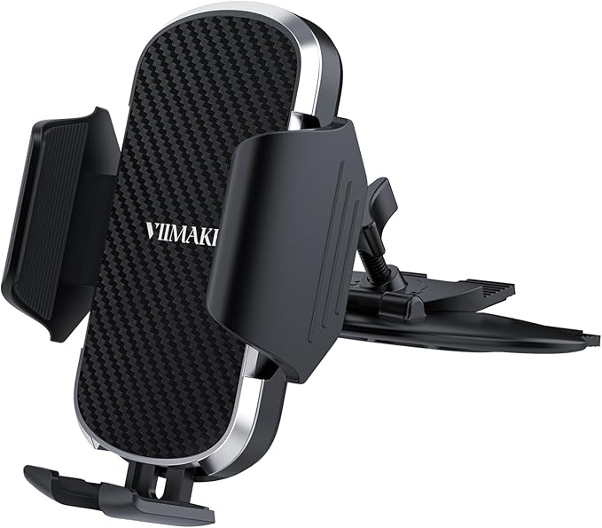 Car Phone Mount,Universal Clamp CD Slot Car Phone Holder Cradle for iPhone,Samsung and 4-6.8 inch Smartphones
