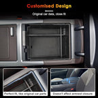for Hyundai Palisade Center Console Organizer Tray for 2023-2025 Palisade SE/SEL/XRT/Limited/Calligraphy Armrest Box Secondary Storage Glove Box Insert Accessories (23-25 Palisade Black Trim)