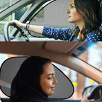 VaygWay Baby Window Sun Shade- Car Accessories Side Sun Visor- Kids Pets Seat Sun Glare UV Rays Protection (4 Pack Side Window Sunshade)