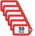 Mifflin-USA - Luggage Tags - Red, 50 PK - Bag Tag for Baggage - Suitcase Accessory Bulk
