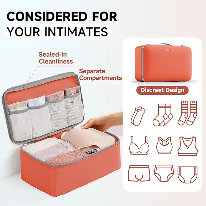 11 Set Packing Cubes for Travel, Gifts for Women Mom Kids, TSA Approved Bags for Makeup, Cosmetic, Toiletry, Suitcase Organiz