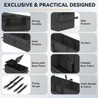 Car Trunk Organizer for SUV 60L Backseat Car Organizer Back Seat Large Storage Trunk Compartment Collapsible Car Caddy Heavy