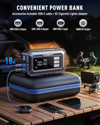 UTRAI Jump Starter with Air Compressor 150PSI, 7000A Peak 12V Jump Box for Car Battery (All Gas/12.0L Diesel), 160W DC