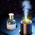 Smart Car Air Freshener with Star Light & 50ml Diffusers Oil Refills, Auto On/Off Aroma Diffuser, 3 Adjustable Mist Modes Rec