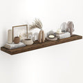 55"W x 9.3"D Floating Shelves for Wall, Wall Mounted Bathroom Shelves 1 Pack Deep Floating Shelf for Bedroom Kitchen Living R