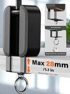 A2C 3-in-1 Magnetic Phone Holder for Gym, [20x N52] Strong Magnets Attach to Metal Surface, Portable Phone Mount for Garage Gym/Travel with Tray Table Clamp, Home Gym Accessories for Men Women Gifts