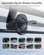 ESR OmniLock for MagSafe Car Mount, 360° Rotation, Car Phone Mount for Air Vent, Magnetic Phone Holder for iPhone 17e/17/16/15/14/13/12,Google/Samsung/Android,All Smartphones(2 MagSafe Rings Included)
