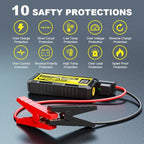 8000A Car Jump Starter, 12V Jump Starter Battery Pack (All Gas,up to 10.0L Diesel Engine) Jumper Cables Portable Lithium