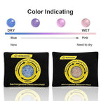 500g Reusable Silica Gel Desiccant Packs, Rechargeable Dehumidifier Moisture Absorbers with Color Indicator for Storage, Gun