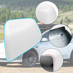 Jaronx Compatible with Tesla Model Y Side Mirror Cover Replacement 2020 2021 2022 2023 2024, Left Driver Side Pearl White Door Rearview Mirror Cover Cap for Tesla Model Y Accessories