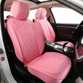 MIROZO Front Seat Covers Pink,2PCS Car Seat Covers Faux Leather Automotive Seat Cover Car Seat Protector Vehicle Seat Cover f