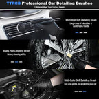 10PCS Car Detailing Cleaning Kit Interior Cleaner, Car Detailing Brushes, Car Duster, Car Cleaning Gel, Microfiber Cleaning C