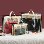 CINPIUK Clear Handbag Storage Bags Purse Organizer for Closet, Zipper Hanging Storage Bag for Handbags, S, 2PCS