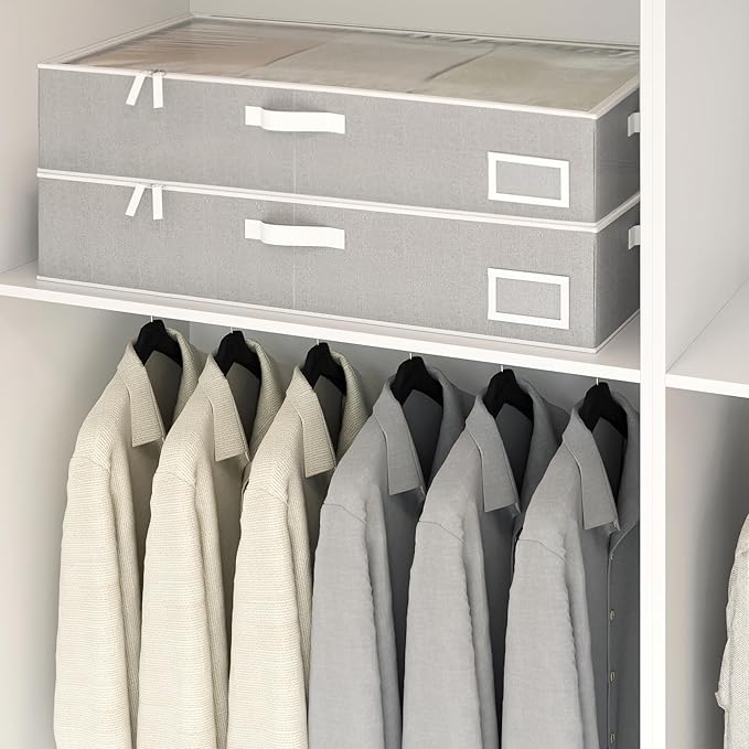 Underbed Storage Box with Storage Basket