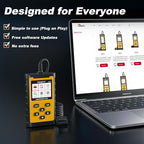 Car Scanner, Read&Clear Codes| Wireless Printing| Battery Voltage Test| Graphic Live Data, 2025 Upgraded Check Engine Code