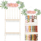 POVETIRE Headband Holder - Hair Bows Organizer & Display Storage Wall Hanging Decor for Baby Nursery & Toddler Girls Room