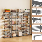 ROJASOP Large Shoe Rack Organizer for Entryway Closet 64-68 Pairs 9-Tier Heavy Duty Tall Garage Shoe Rack Shoe Shelf Shoes St