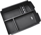 EDBETOS Center Console Organizer Tray Compatible with Atlas Accessories 2018 2019 2020 2021 2022 2023 Secondary Armrest Storage Glove Box Divider ABS Black Materials (Black Trim)