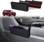 Muslogy for 2026 2025 2024 2023 Pilot Center Console Shifter Storage Box ABS Material Console Side Organizer Left & Right Set Compatible with Honda Pilot 2023-2026