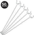 Neiko 53104A 8” Pegboard Hook Organizer Kit, 50 Pack, Hanging Hooks Set for Garage Organization, Great for Wall Hanging and S
