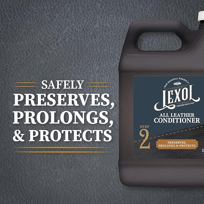 Lexol Deep Leather Conditioner, Use on Car Leather Upholstery, Shoes, Boots, Furniture and Other Leather Accessories, 101.4 F