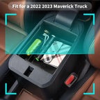 CDEFG Maverick Center Console Organizer for 2022 2023 2024 2025 2026 Ford Maverick Truck Accessories Central Console Armrest 