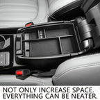 Center Console Organizer Tray Compatible with Ford Escape 2020-2026/Bronco Sport 2021-2026 Accessories, Insert Container ABS 