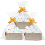 COMFY-HOMI 13" x 8.5" x 5.1" Storage Baskets for Organizing | Cotton Rope Woven Basket | Toy Storage Bin Box | Basket for She