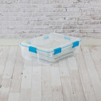 Sterilite 8-Pack Gasket Box, Weather-Resistant Storage Bins with Latching Lids, 37 Quart - Heavy-Duty Organizing Containers f