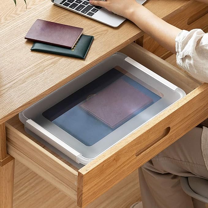 Poeland Portable Project Case File Document Storage Organizer 2 Pack