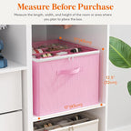 Lifewit Shoe Storage Organizer for Closet, Fabric Large Shoe Box Storage Containers with Clear Cover, Foldable Bins for Boots