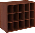 ClosetMaid 15 Cube Stackable Storage Organizer for Shoes, Bags, Crafts, Hobbies with Wood Shelves, for Closet, Entryway or Mu