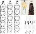 LINFIDITE 15 PCS Baseball Hat Rack Hanger Holder Organizer Flexible Multi Hook Wall Mounted Over Door Cap Display Storage Rac