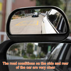2Pcs Car Van Rectangular Blind Spot Mirror Towing Reversing Driving Stick On Adjustable Wide Angle Blind Spot Mirror for Car Van Towing Caravan