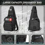 Survival Kit, 262Pcs Survival Gear and Supplies with First Aid Kit Pouch and Crossbody Bag, Emergency Kit with Tent, Camping 