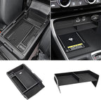 2PCS Center Console Organizer Tray and Armrest Storage Box Compatible with 2026 2025 2024 2023 Honda CRV Accessories Insert Secondary Storage Box with ABS Material