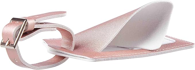 Travelambo Luggage Tags for Suitcases PU Leather Travel Tags Bag Tags Privacy Protection Travel Essentials