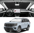 Custom Fit Windshield Sun Shade for Ford Expedition 2018-2025, Blocks UV & Heat, Front Window Sunshade Accessories, Easy Fold & Store Keep Your Car Cooler